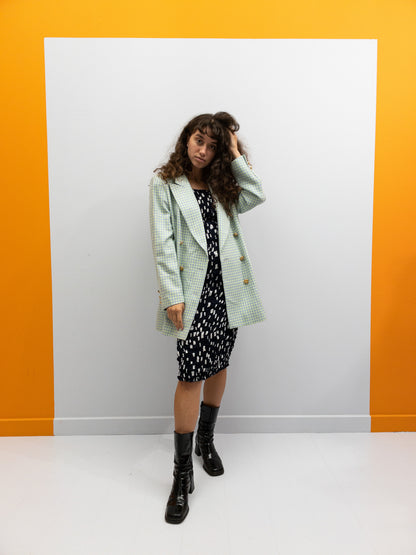 Smock Pencil Dress - Hvide Tern