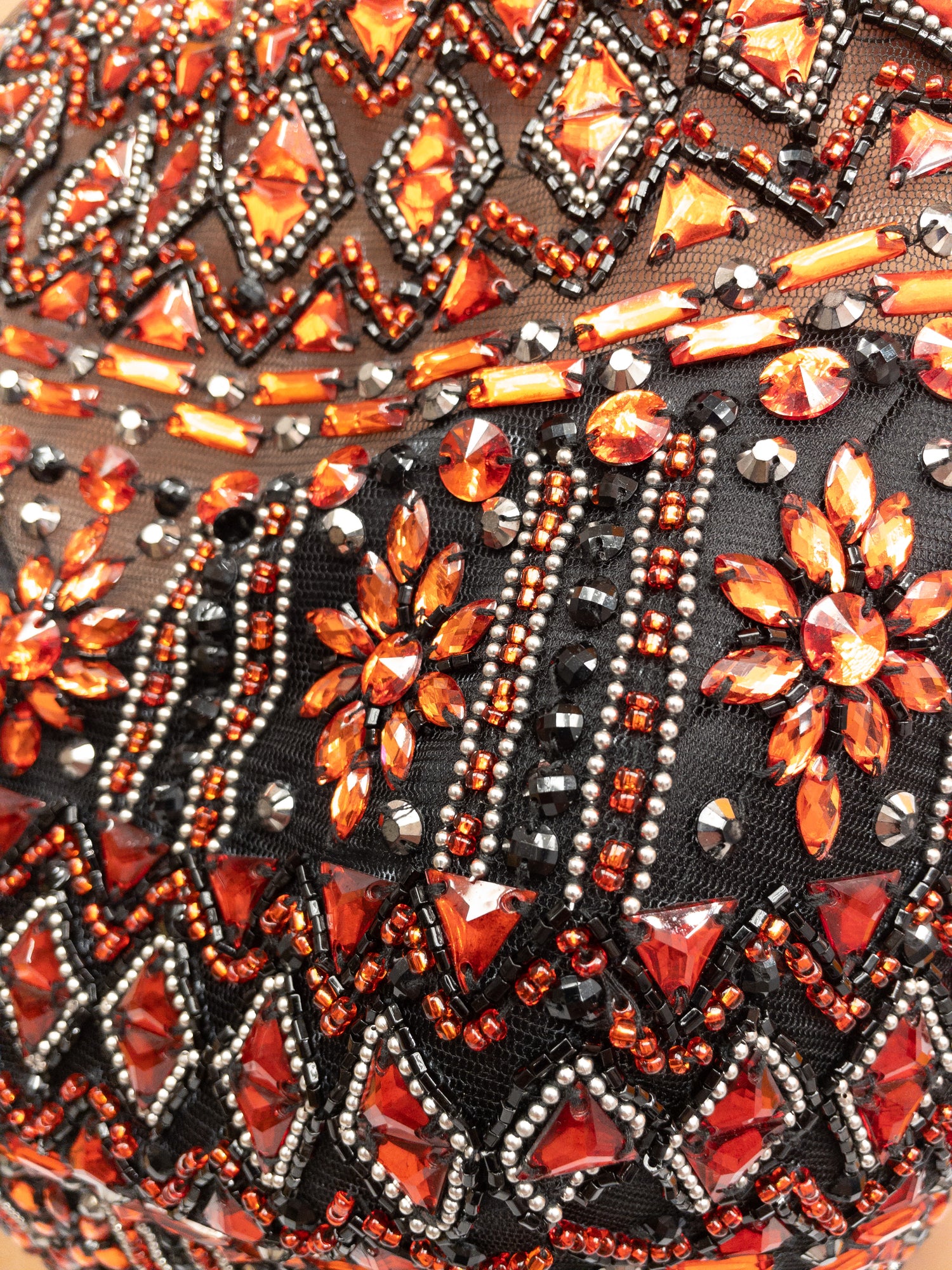 Vintage Rhinestone Crop Top