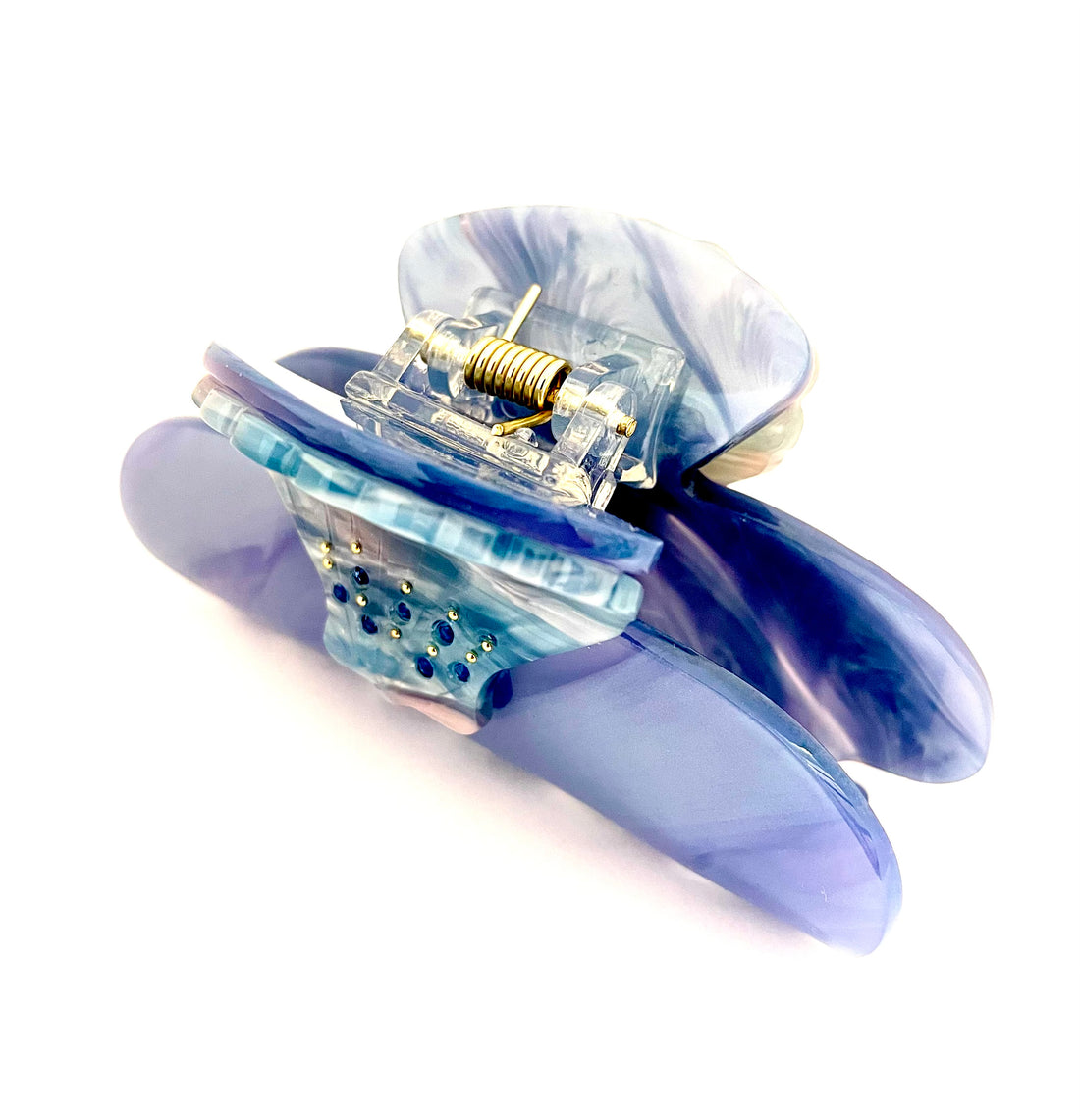 Seashell Hair Clip - Blue