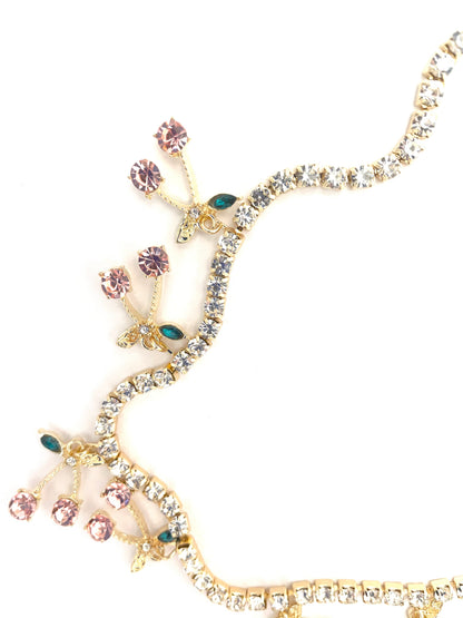 Cherry Necklace - Pink