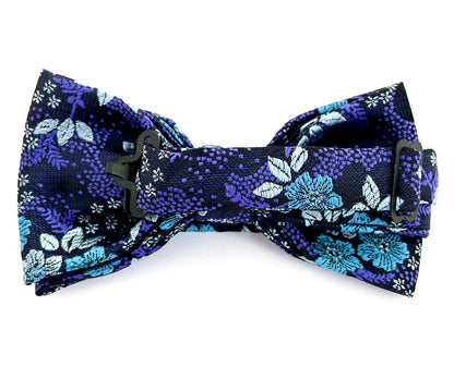 Bowtie Classic - Blå blomster