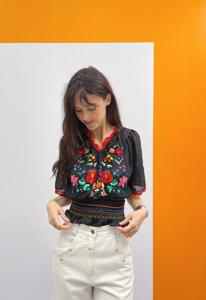 Blomsterbluse