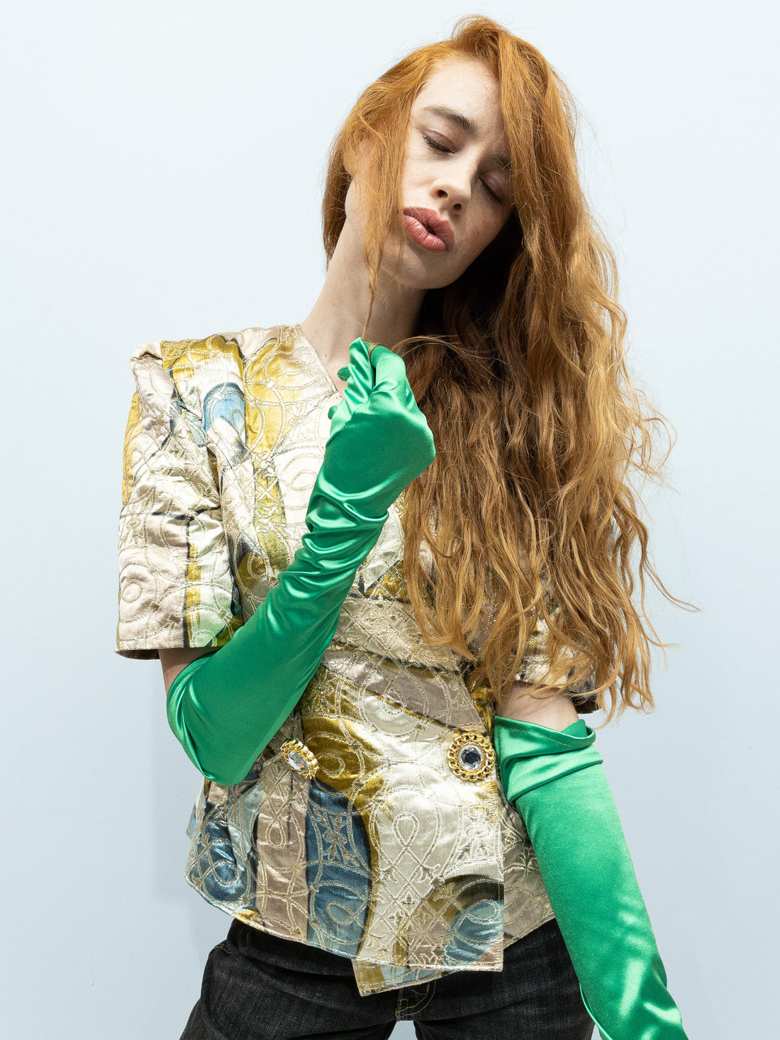 Vintage Glimmer Blazer