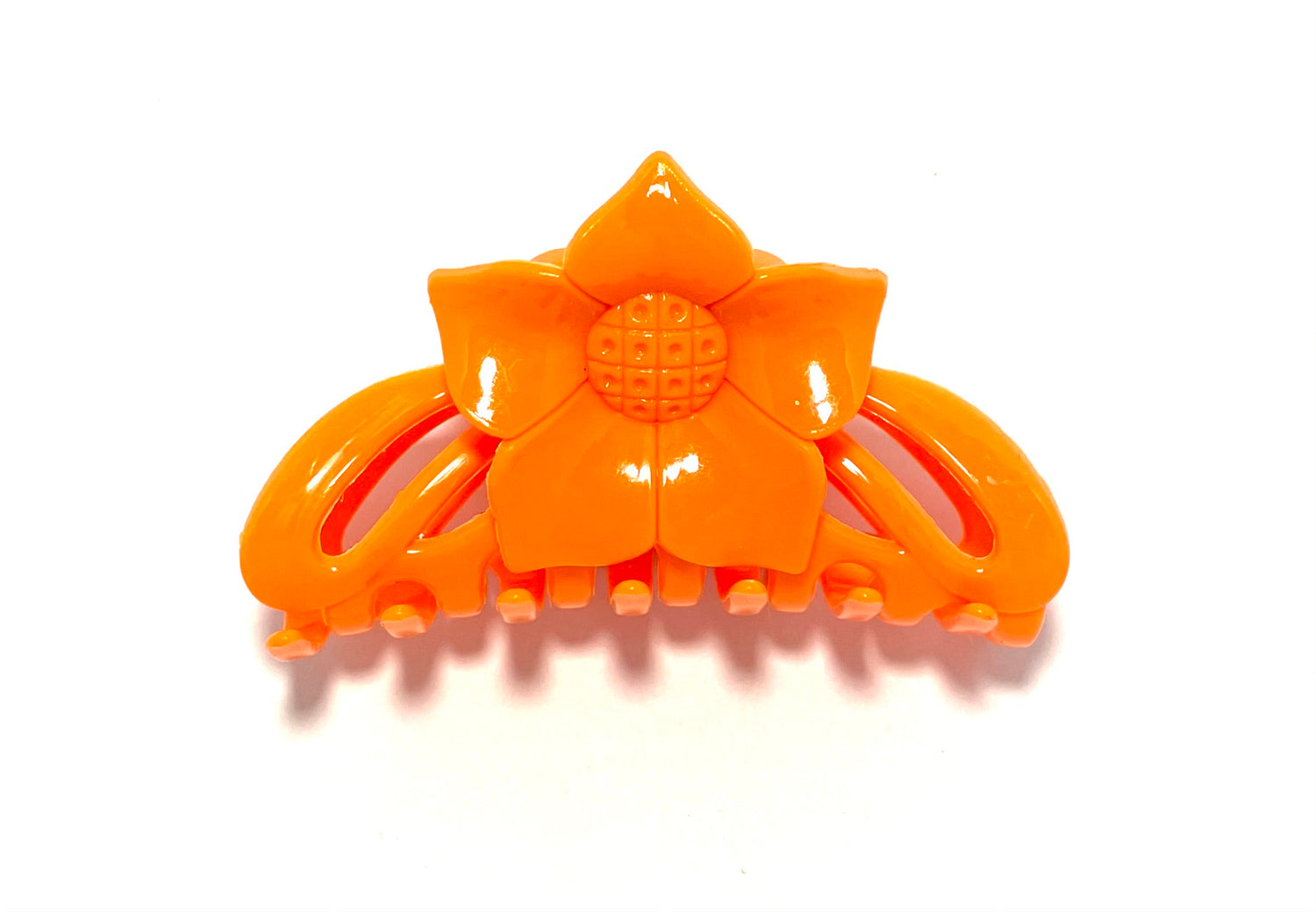 Flower Hairclip Small - Orange