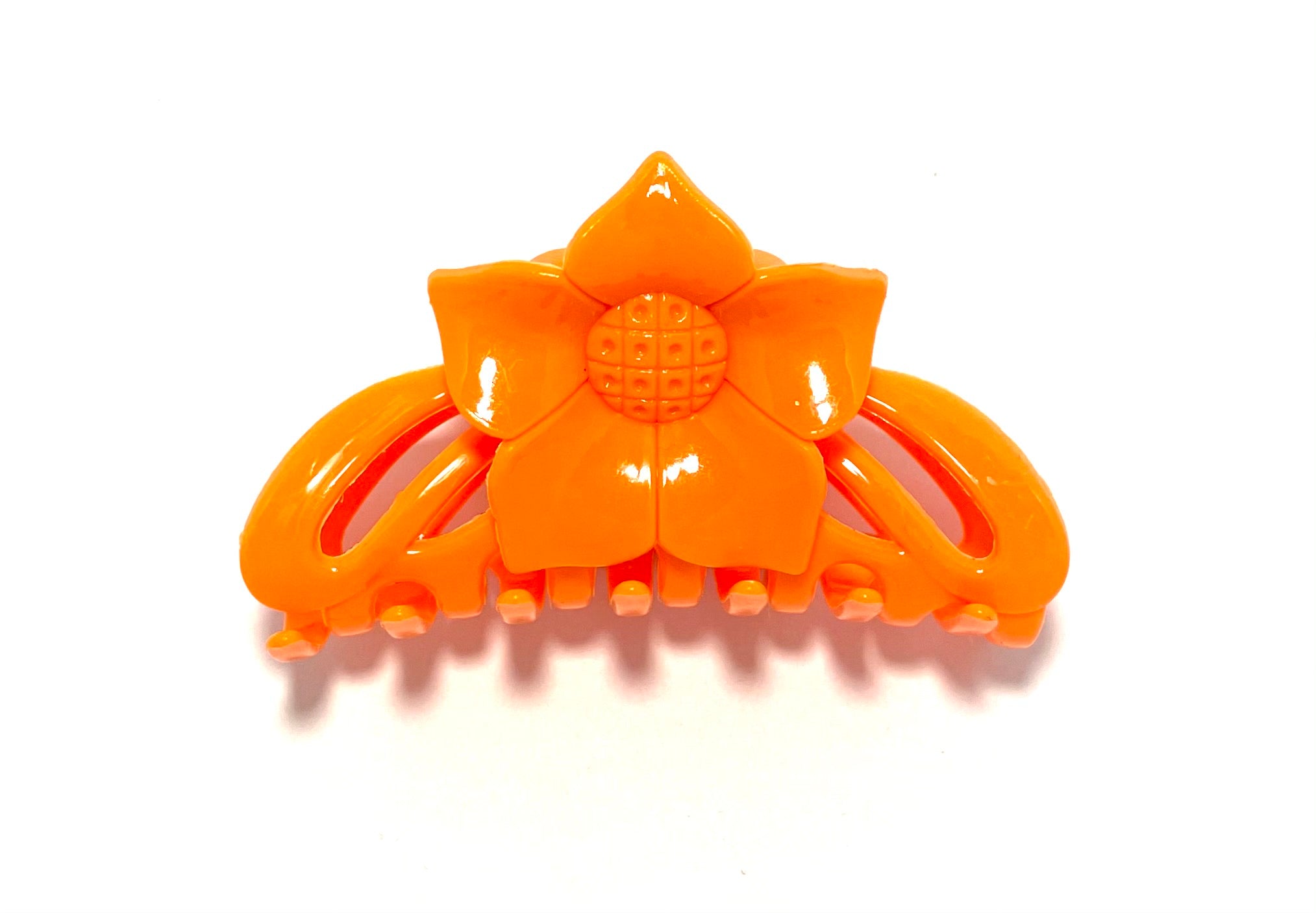 Flower Hairclip Small - Orange