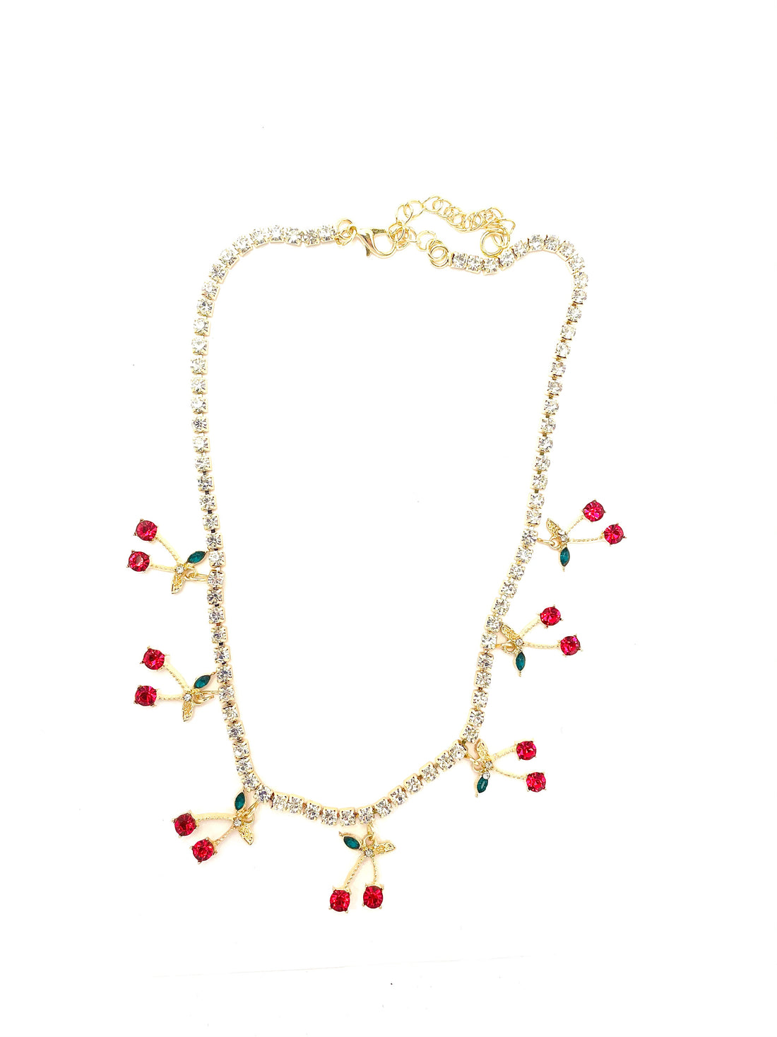 Cherry Necklace - Red