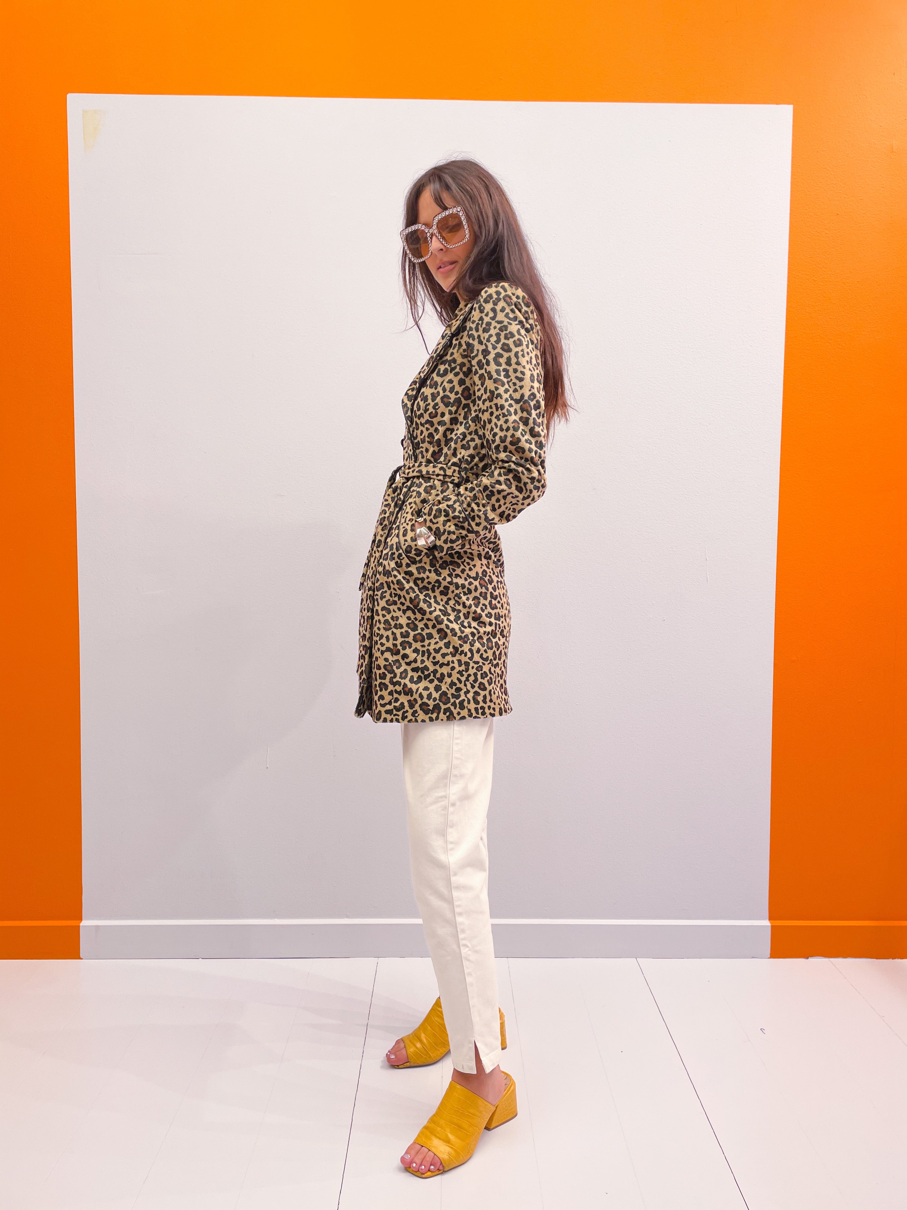 Leopard Trenchcoat