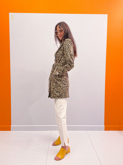 Leopard Trenchcoat