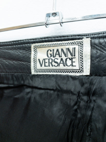 Gianni Versace Læderbukser