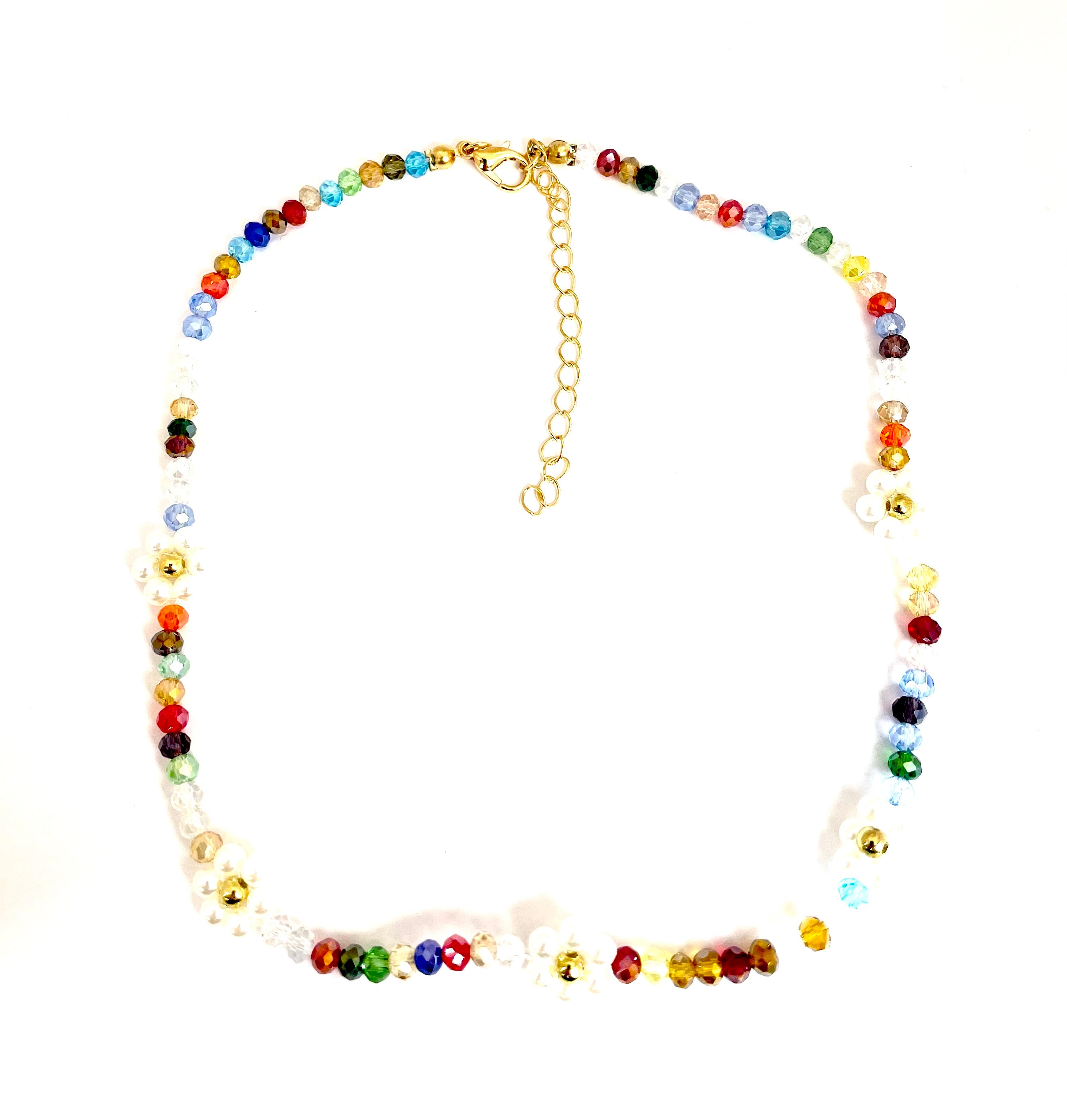 Beaded Facet Necklace