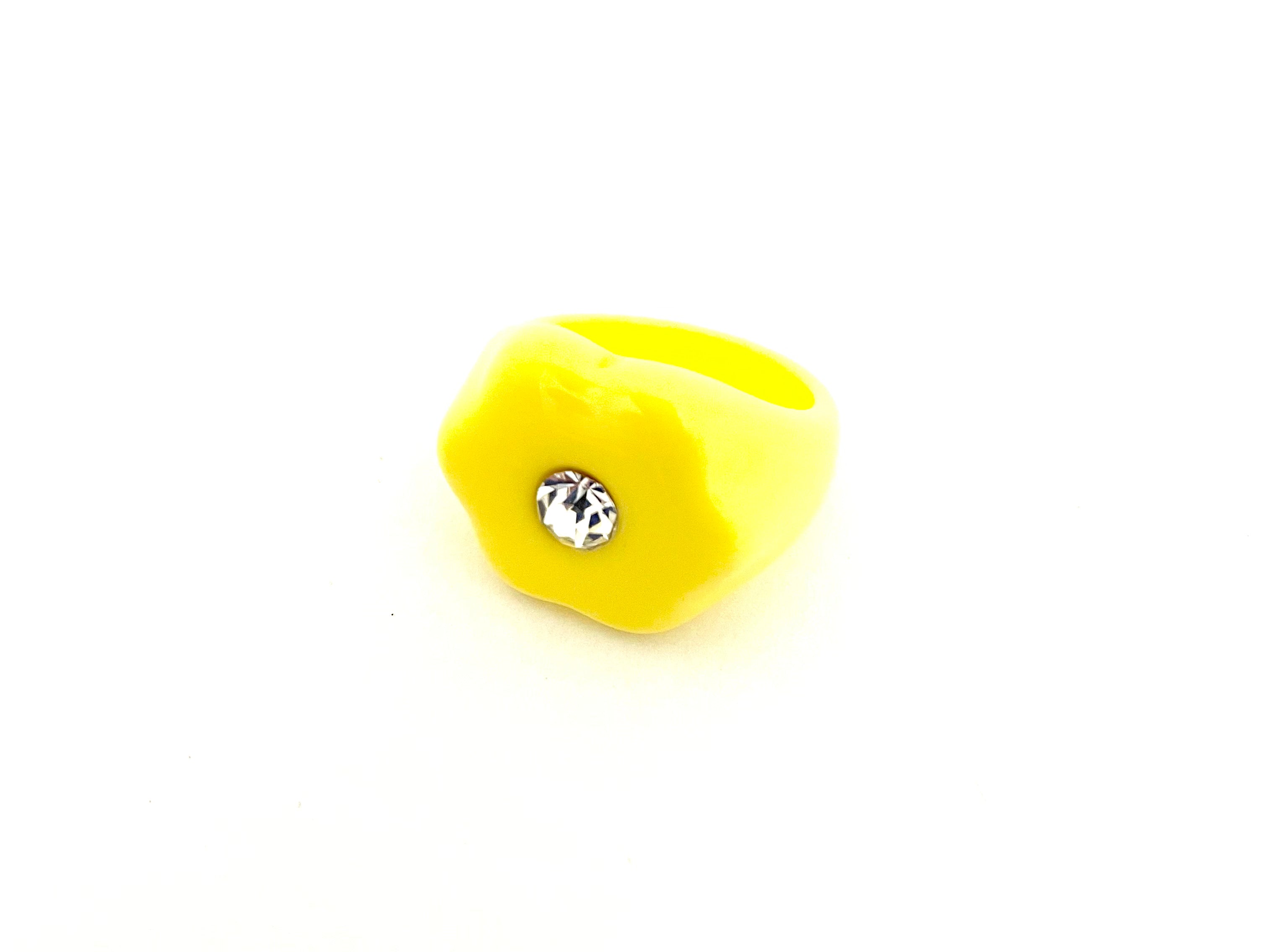 Cutie Flower Ring - Yellow