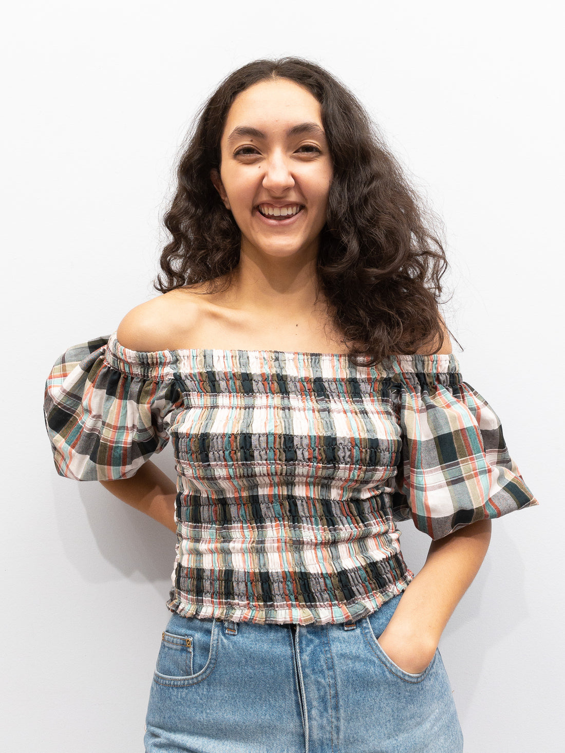 Puff Top - Multifarvet Tern