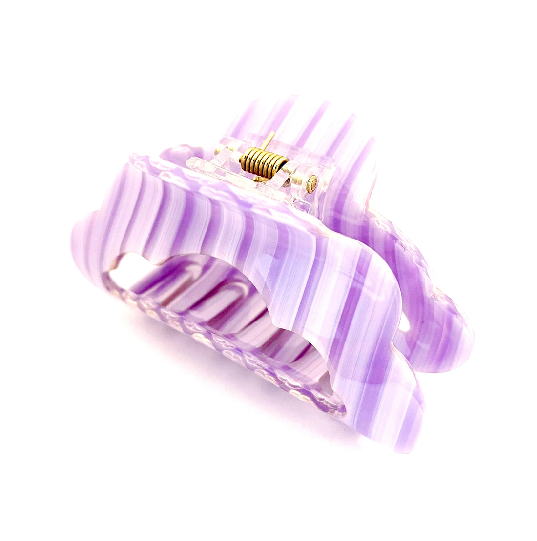 Hair Clip Striped - Lavender