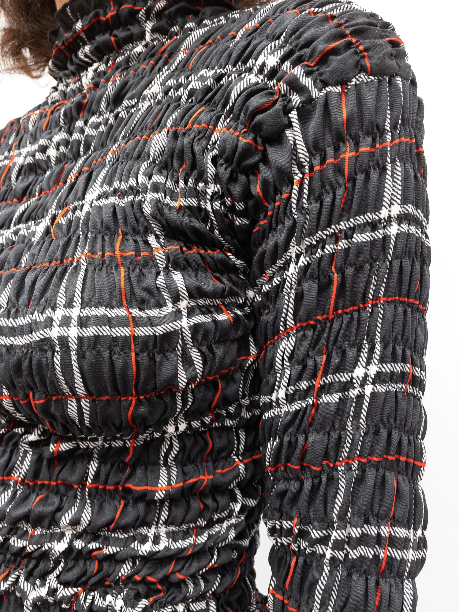 Smock Top Sorte Tern - Long Sleeve