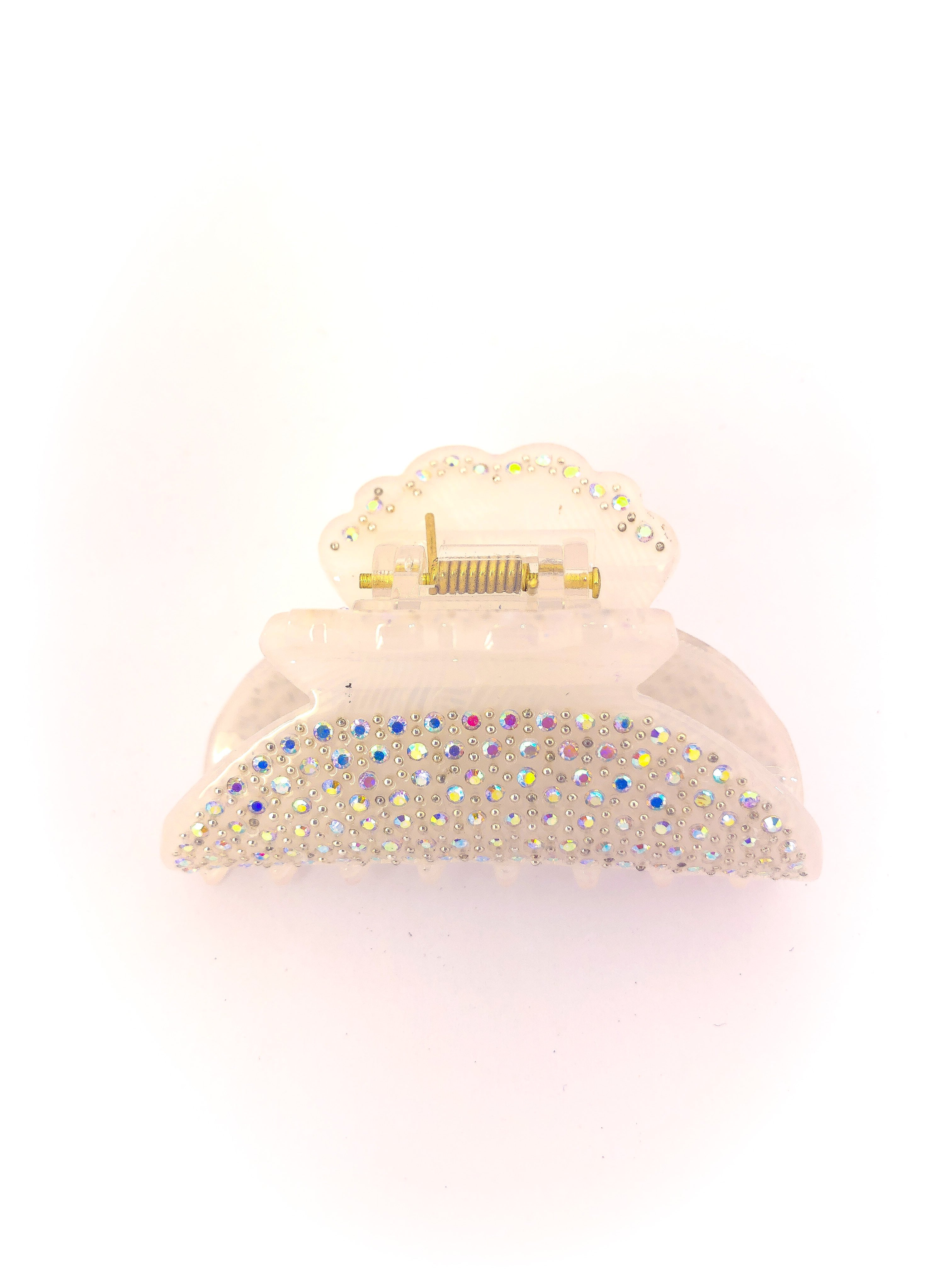 Moonlight Hairclip - White