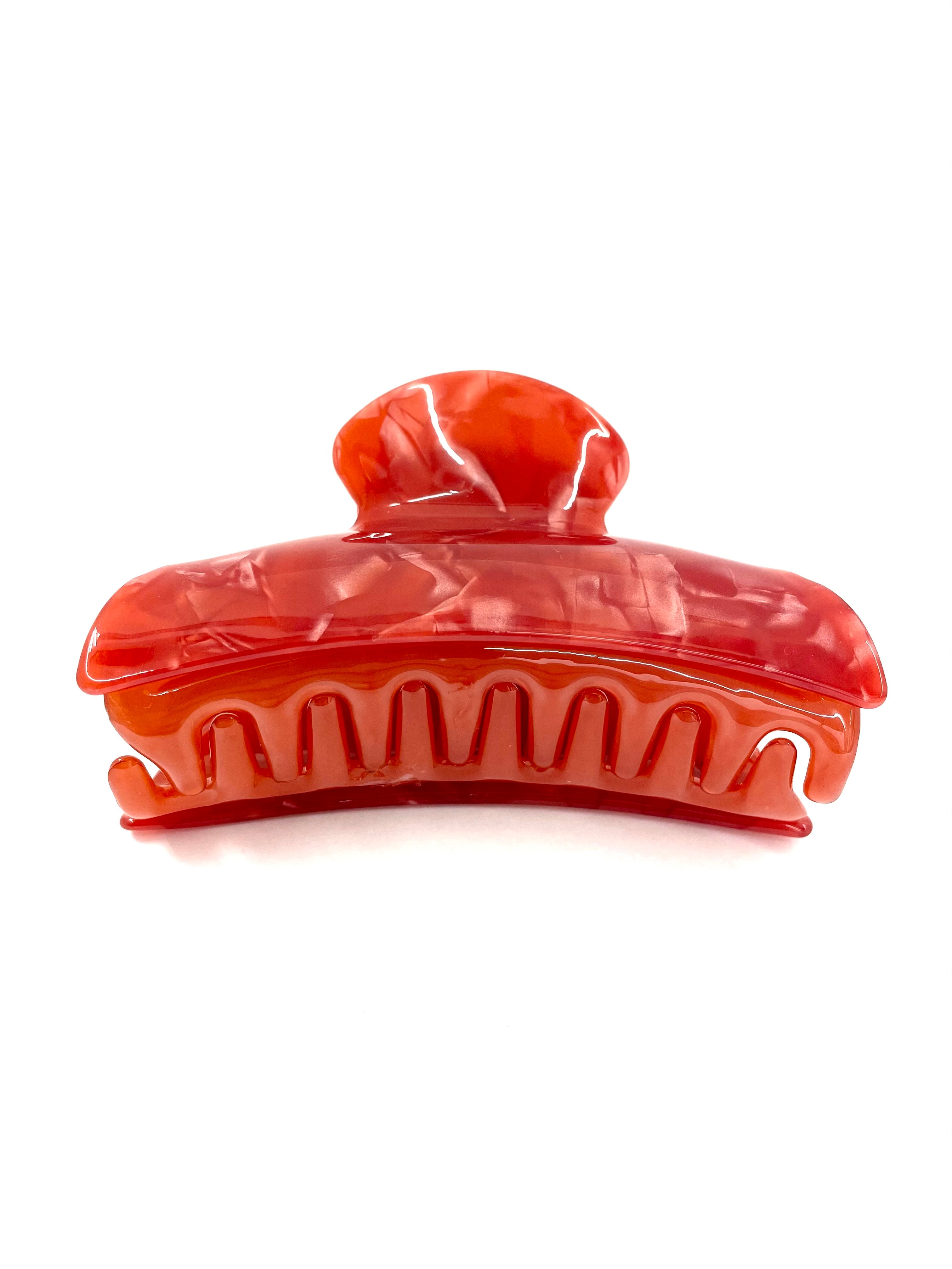 Puzzle Hairclip - Red