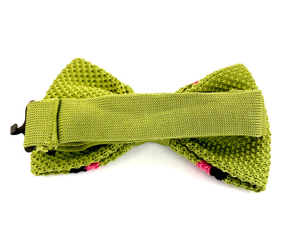 Bowtie Knit - Grøn / Pink / Sort