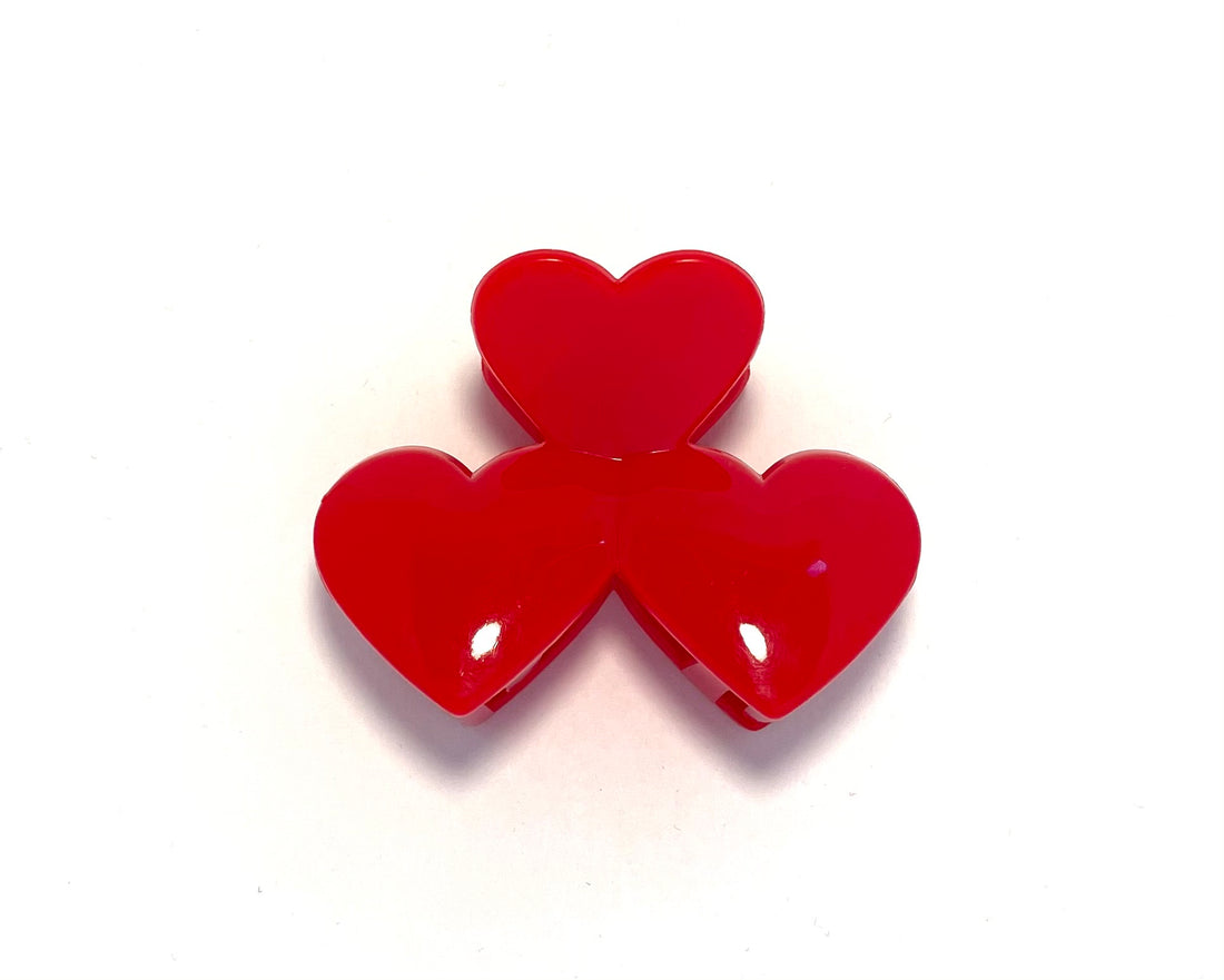 Heart Hairclip - Red