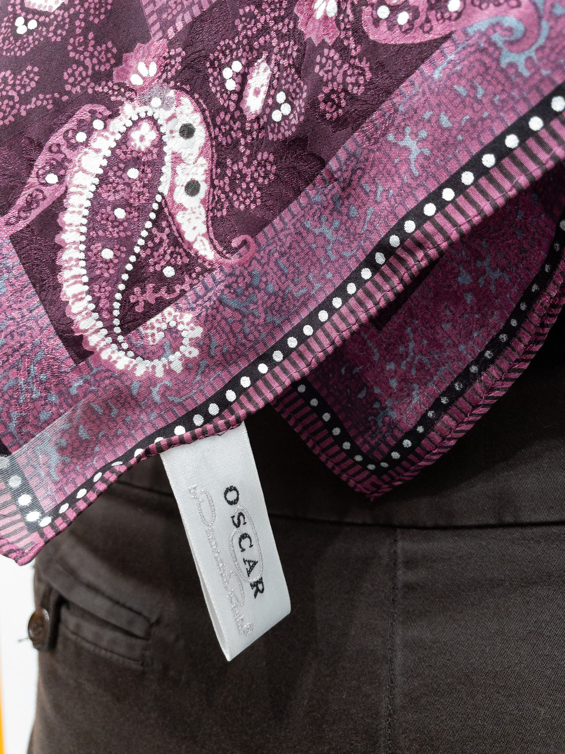 Vintage Oscar by Oscar de la Renta Tørklæde