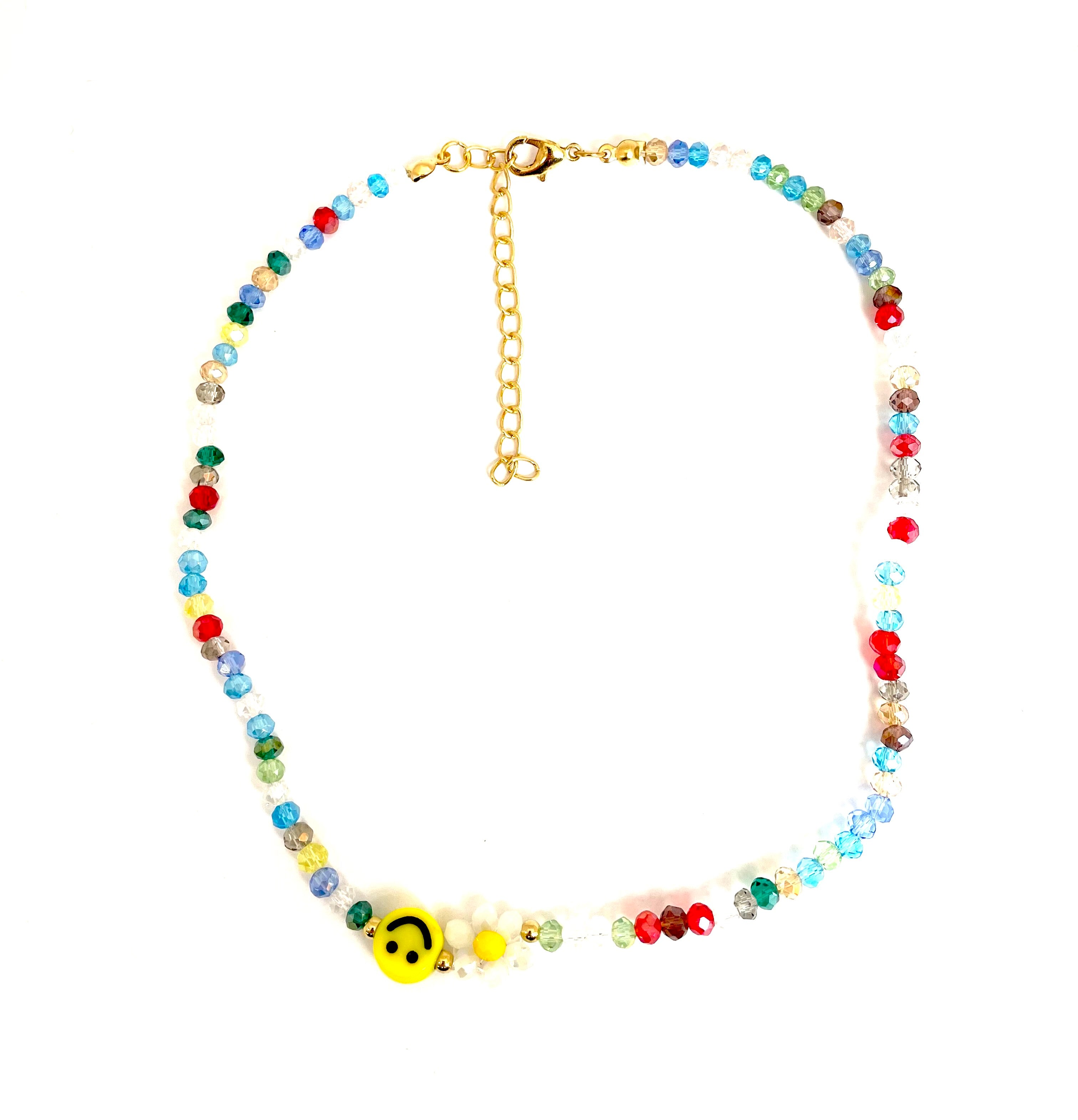Beaded Facet Necklace