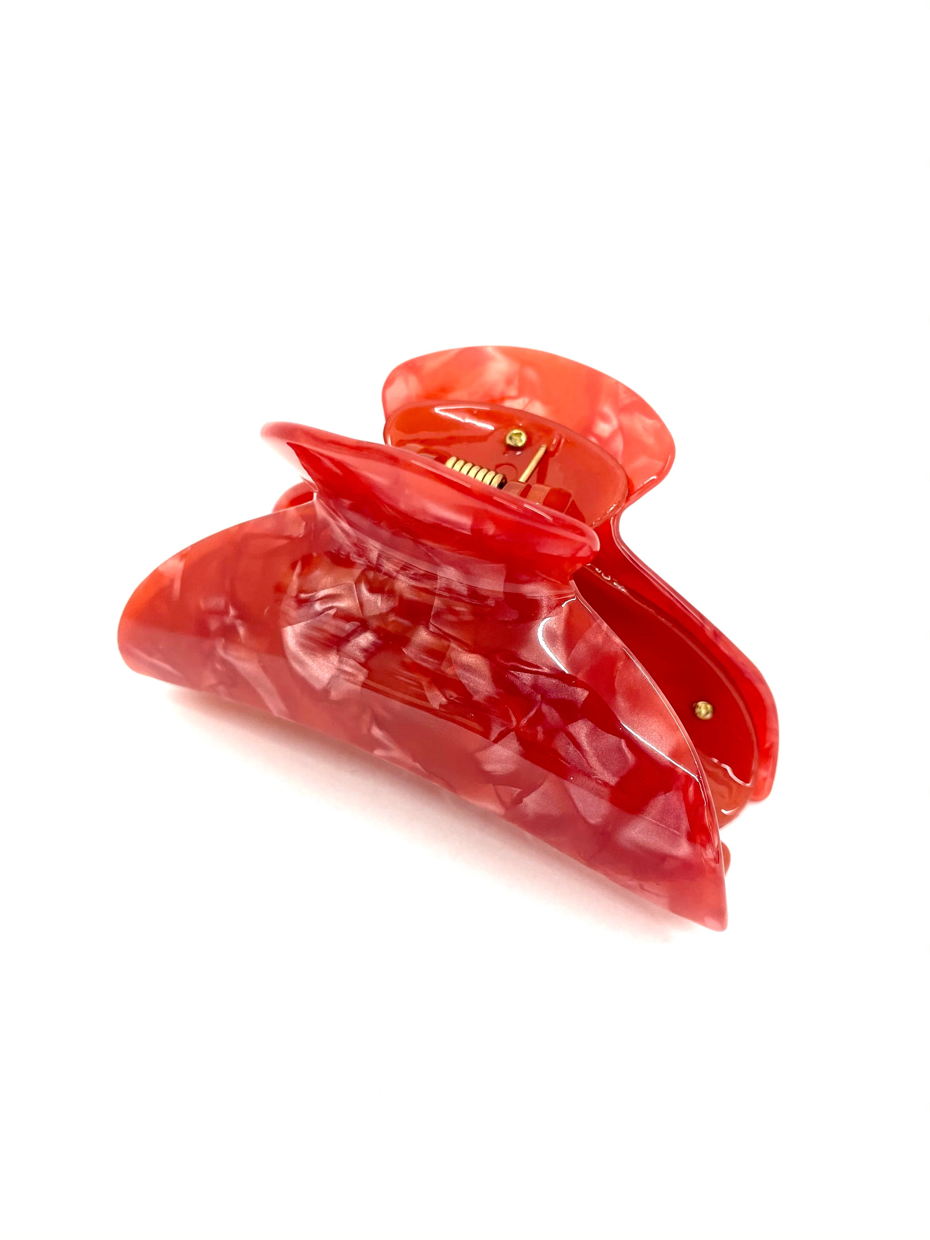Puzzle Hairclip - Red