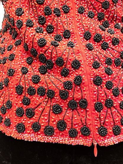 Vintage Christmas Perle Top
