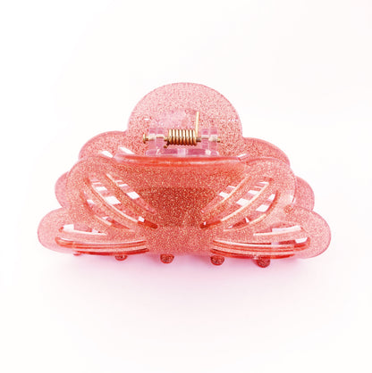 Glitter Stencil Hairclip - Pink