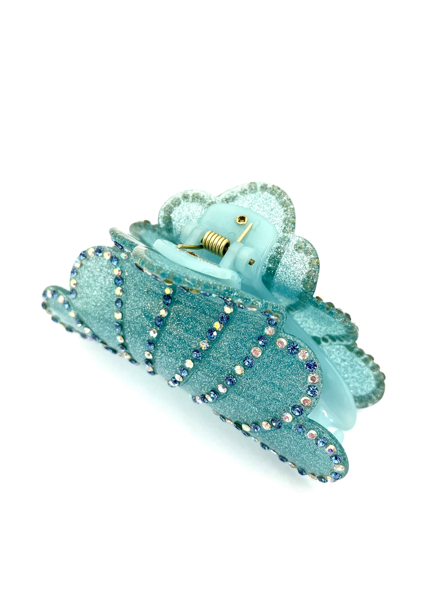 Cloudburst Hairclip - Ocean Blue