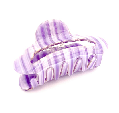 Hairclip Striped - Lavender