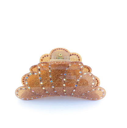 Cloudburst Hairclip - Brown