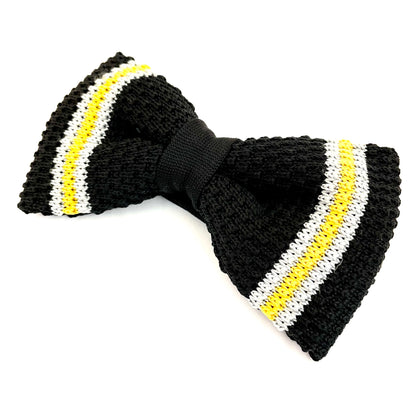 Bowtie Knit - Sort / Gul / Grå