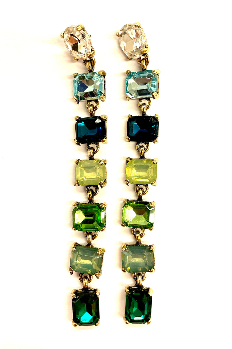 Crystal Xylophone Ear Blue / Green PRAG COPENHAGEN