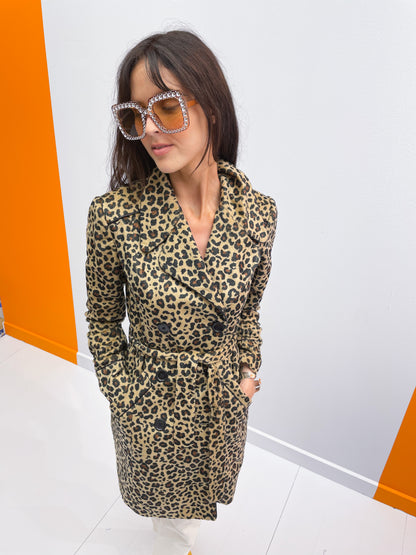 Leopard Trenchcoat