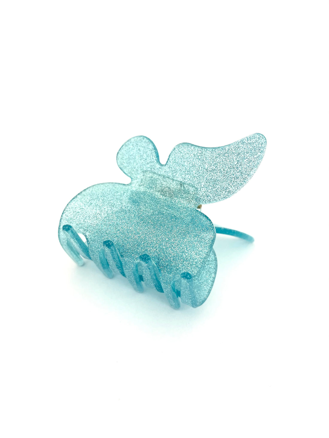 Butterfly Hairclaw - Blue Glitter