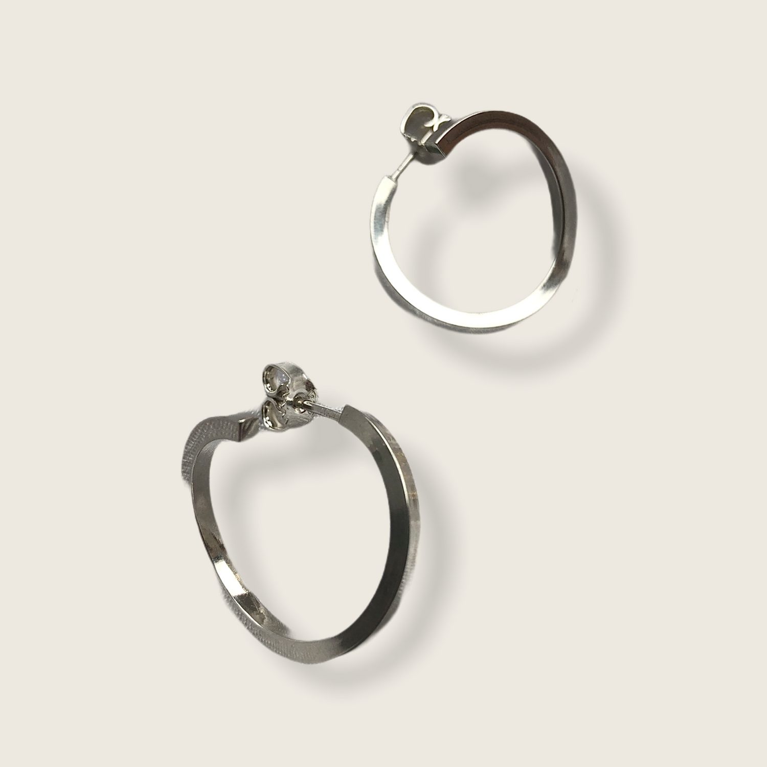 Pesca Hoops - Sølv