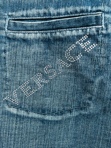 Versace Rhinestone Jeans