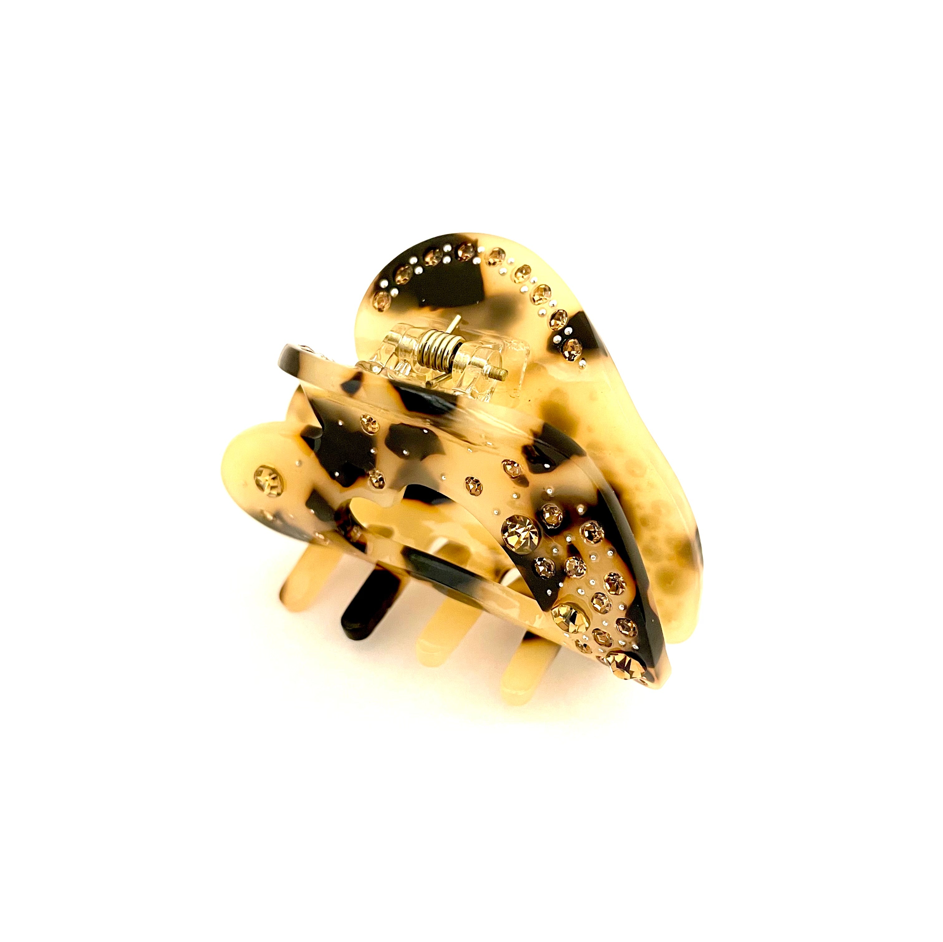 Baby Simi Heart Hairclip - Tortoise