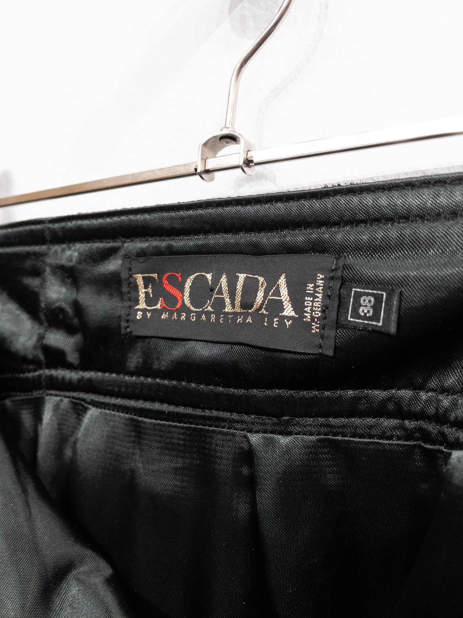 Escada Lædernederdel
