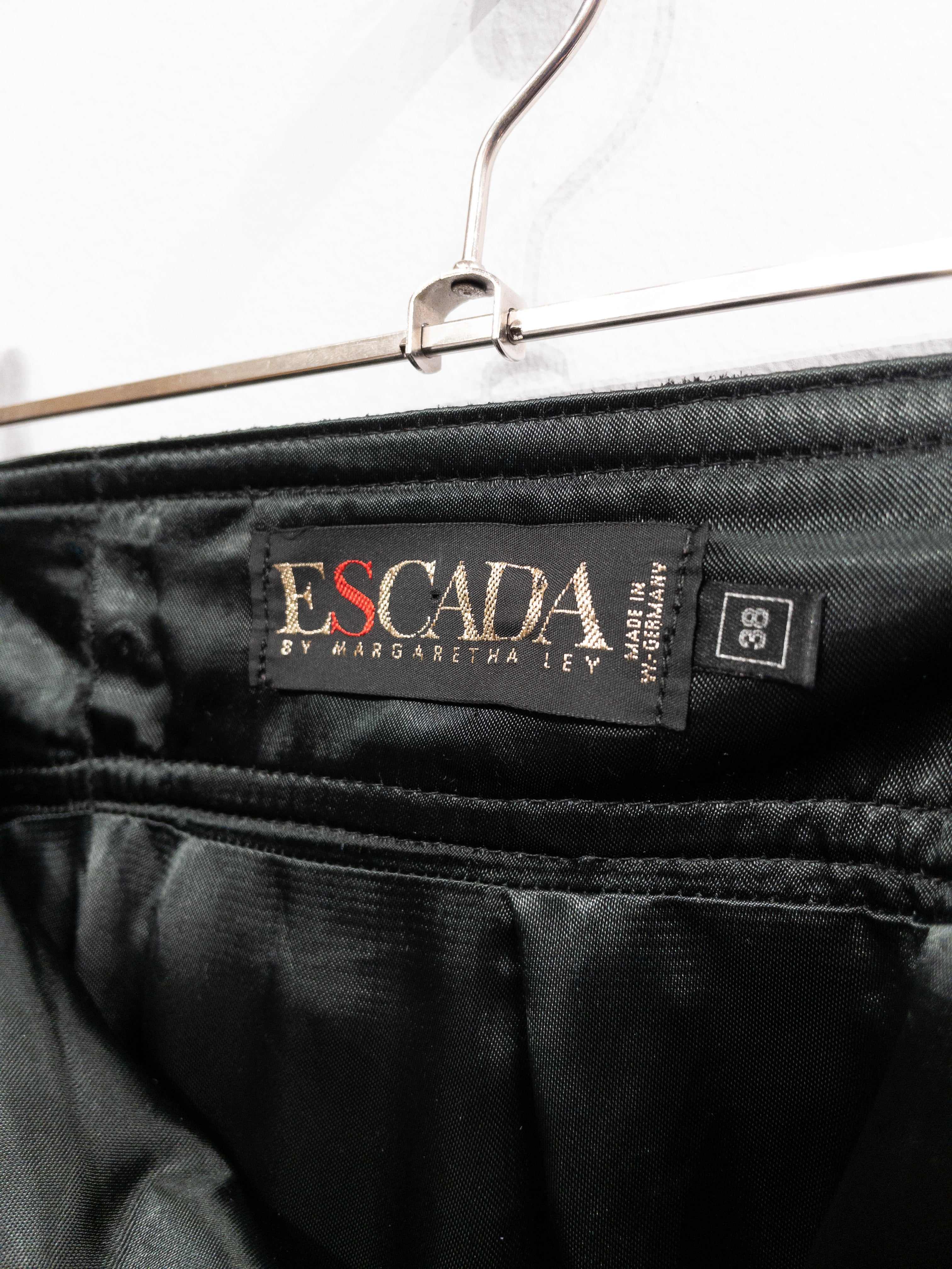 Escada Lædernederdel