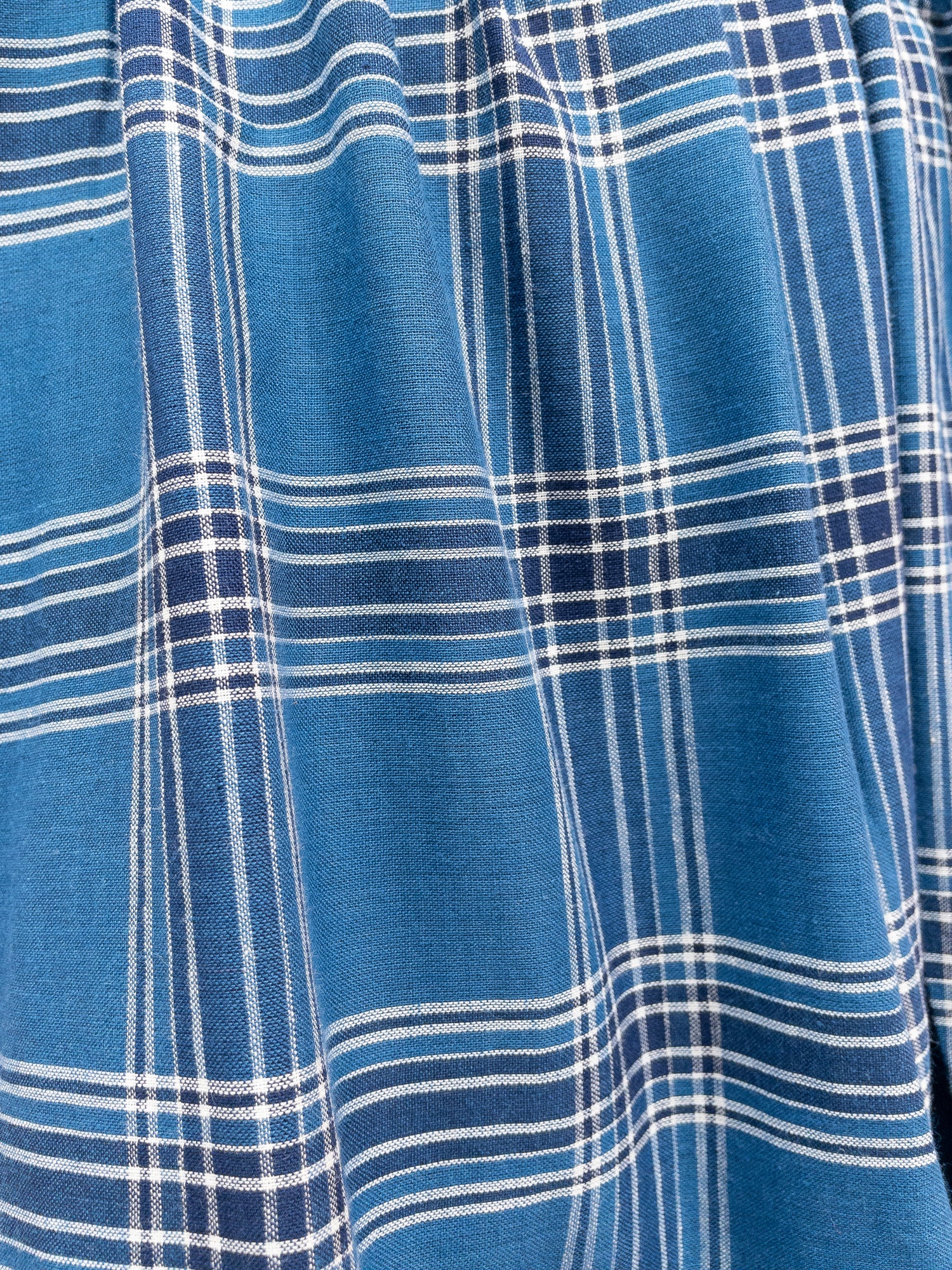 Off Shoulder Smock Dress - Mørkeblå Tern