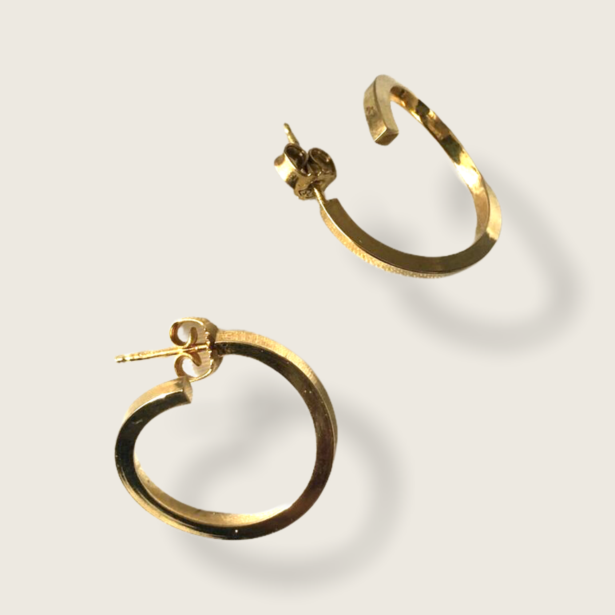 Pesca Hoops - Forgyldt