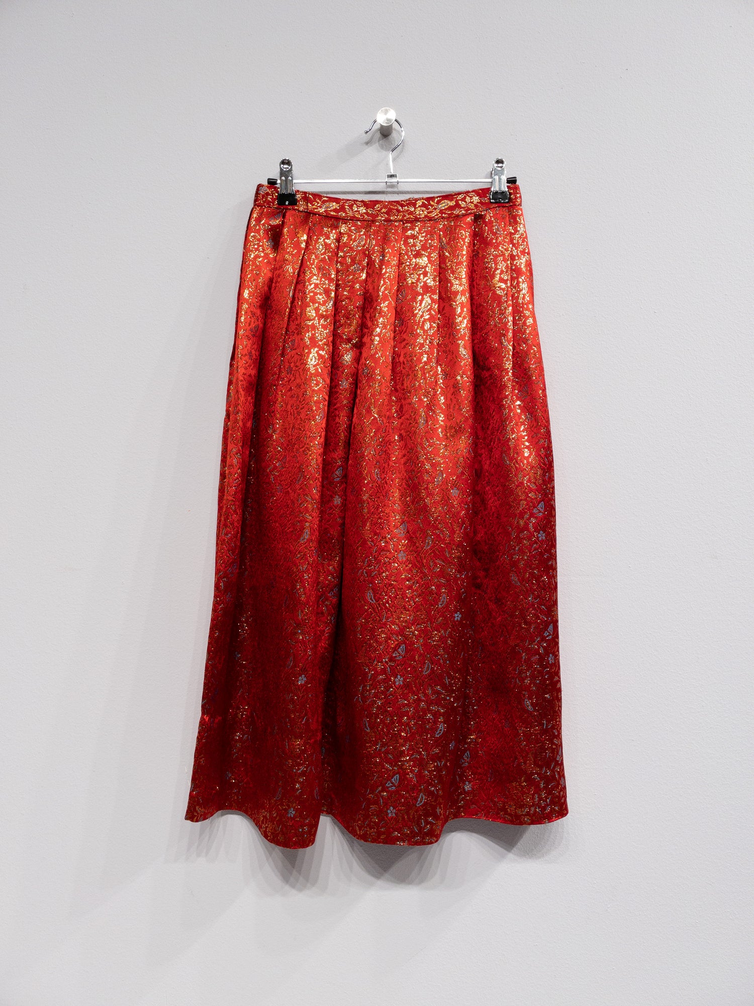 Rød Vintage Glimmer Nederdel
