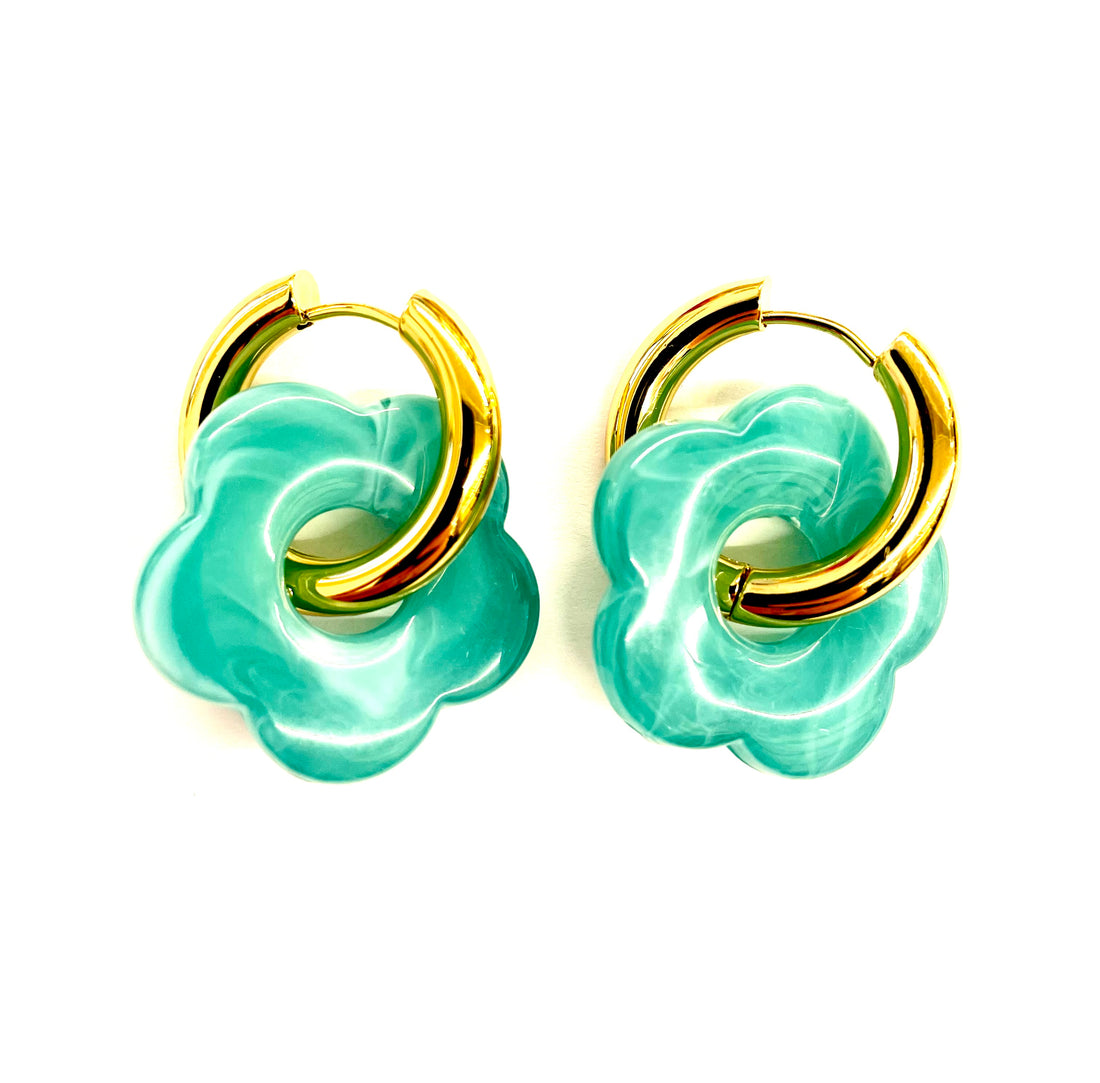 Golden Daisy Creol - Turquoise