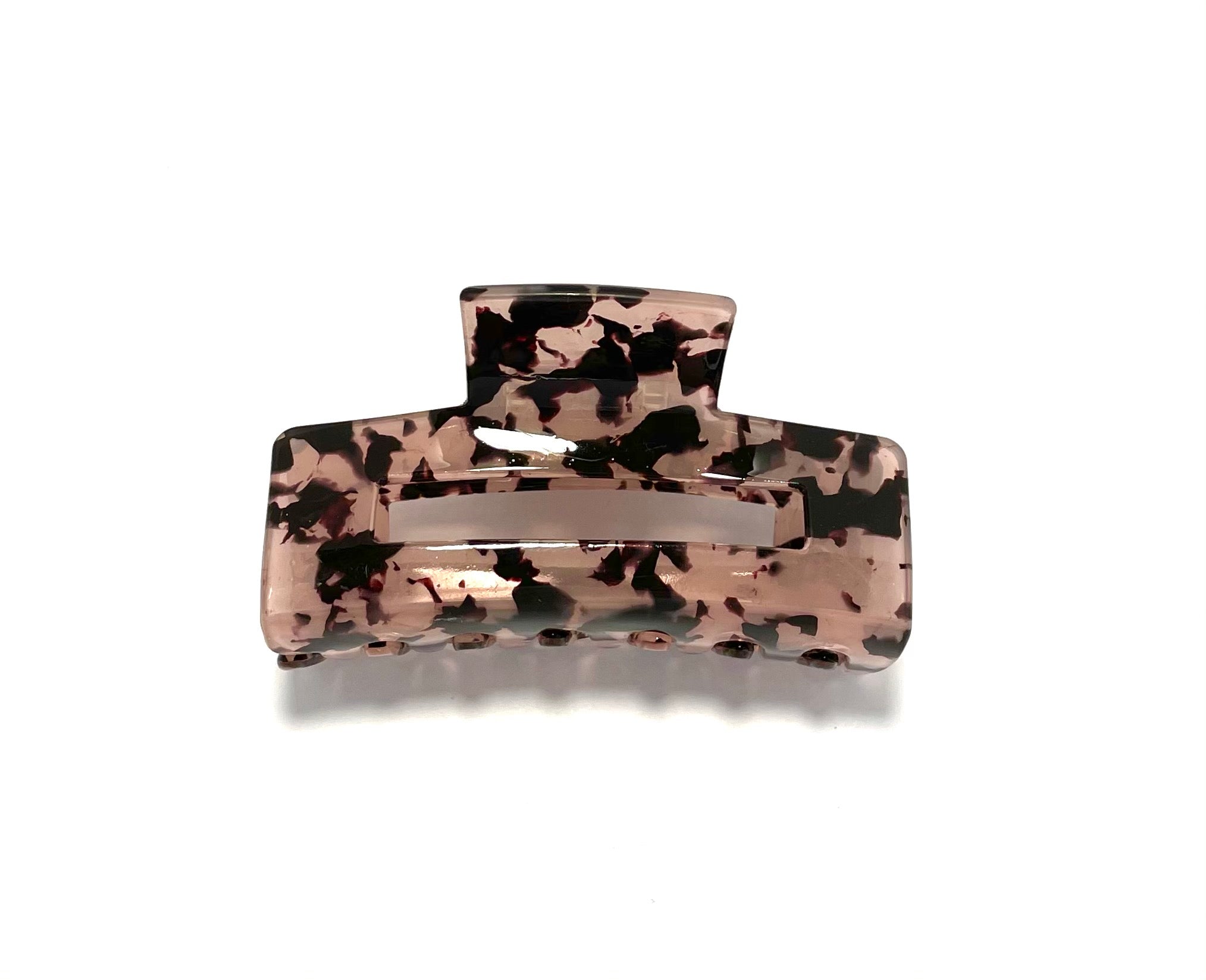 Marble Hairclip - Light Pink Tortoise