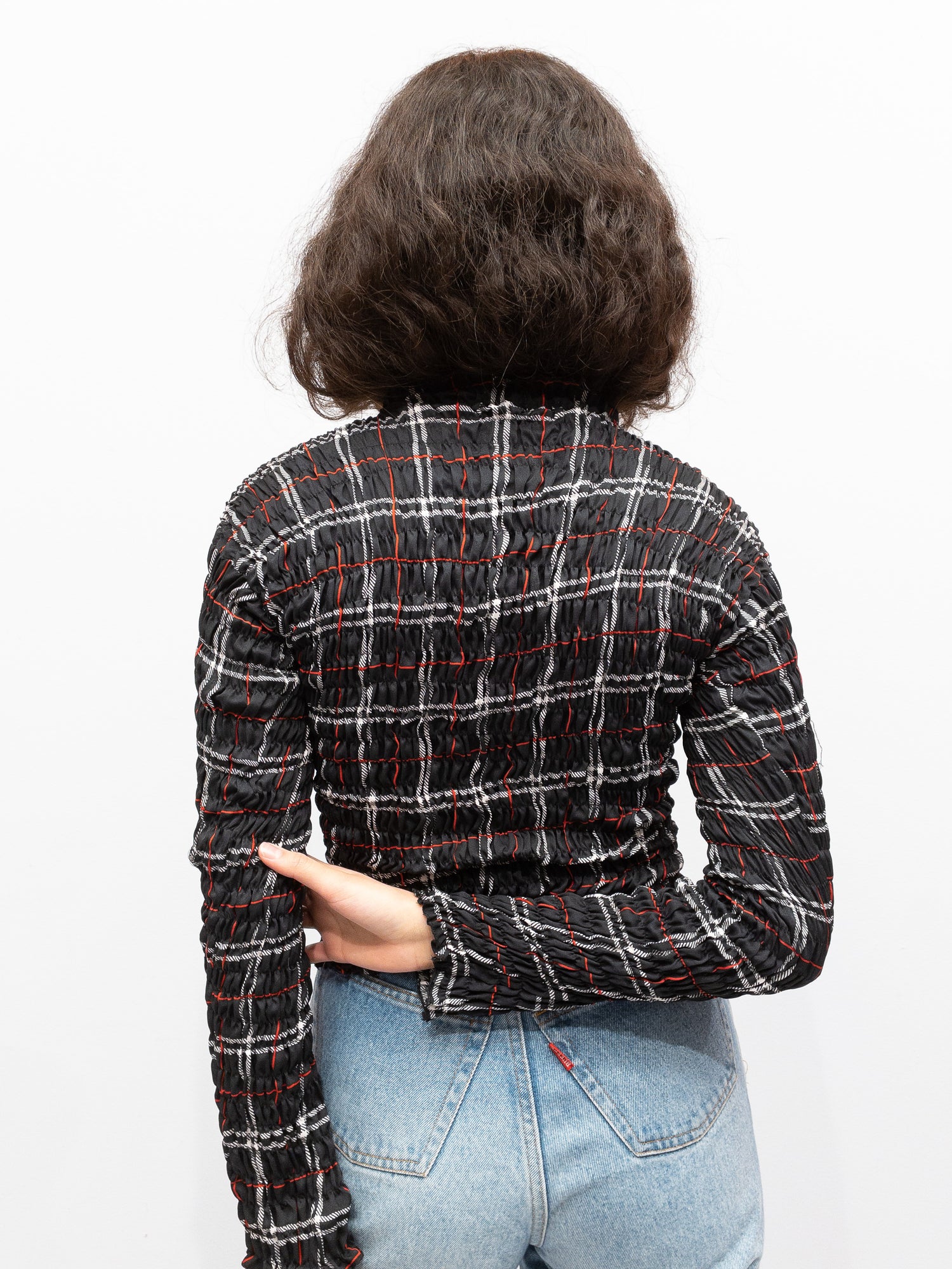 Smock Top Sorte Tern - Long Sleeve